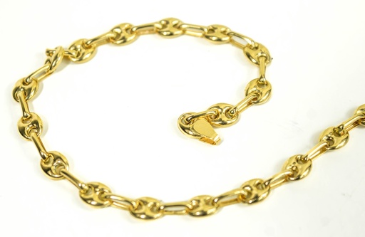 [REM47] PULSERA GUCCI ORO AMARILLO GRANO NUMERO 1