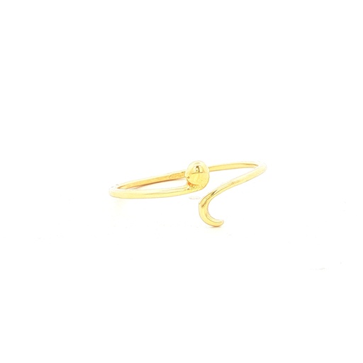 [256110] ANILLO SERPIENTE ORO AMARILLO