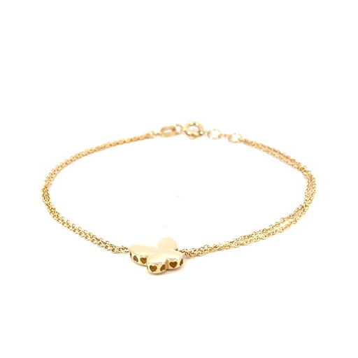 [269673] PULSERA MARIPOSA ORO AMARILLO 