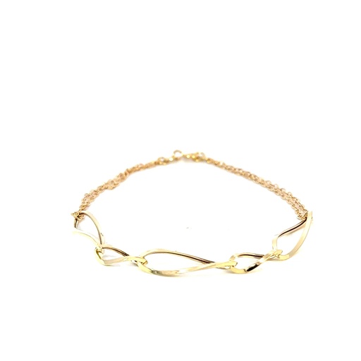 [158594] PULSERA AROS ORO AMARILLO