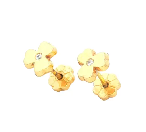 [200275901] TOPOS TREBOL C/1 P. 1,25mm ORO AMARILLO