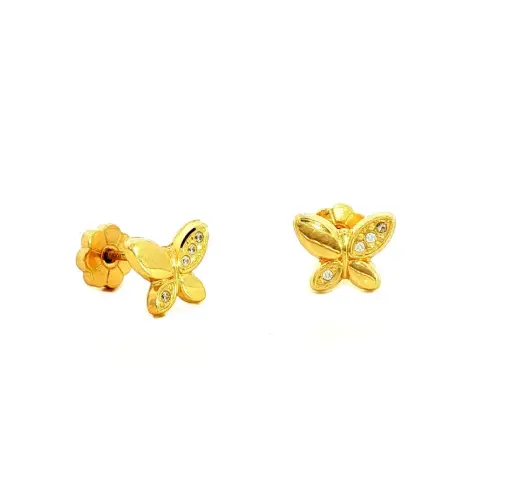 [200319804] TOPOS MARIPOSA MOD-1 C/4 P. 0,80mm ORO AMARILLO
