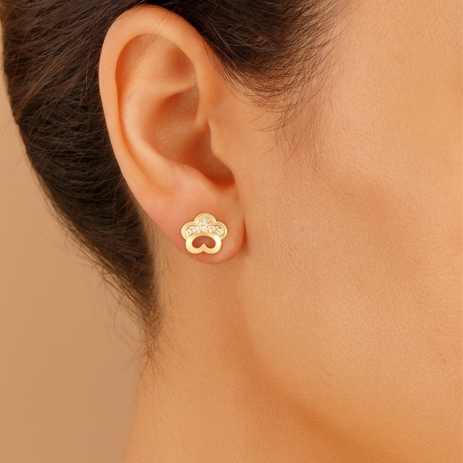 [200265006] TOPOS FLOR CALADA C/6 P. 0,80mm ORO AMARILLO