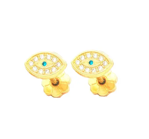 [200303211] TOPOS OJO TURCO C/11 P. 0,80mm ORO AMARILLO