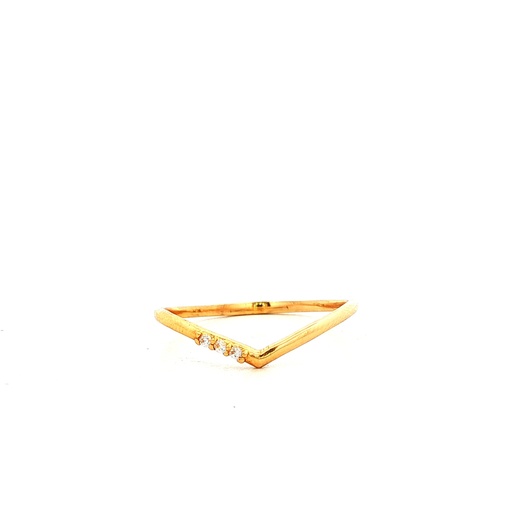 [CM420] ANILLO V CASTING ORO AMARILLO