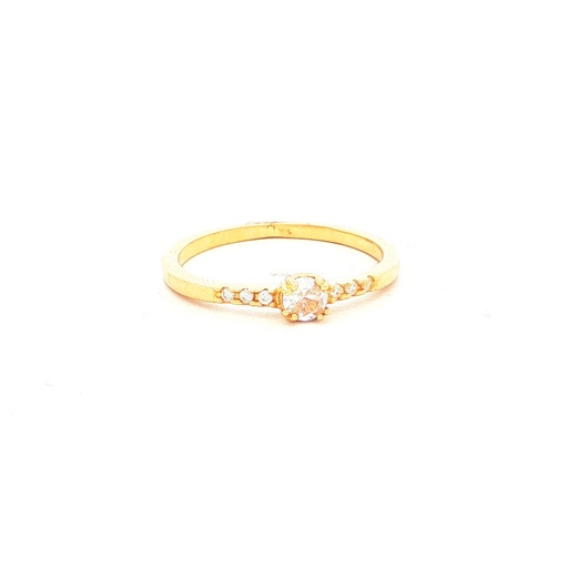 [CM442] ANILLO SOLITARIO CASTING ORO AMARILLO