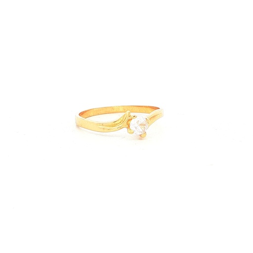 [CM453] ANILLO SOLITARIO ORO AMARILLO