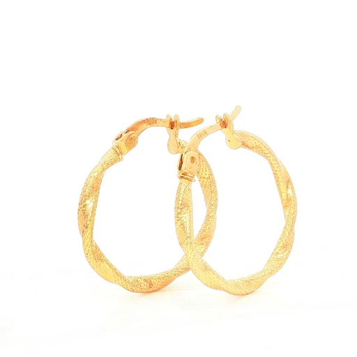 [B230] CANDONGAS MELCOCHAS CORRUGADAS ORO AMARILLO