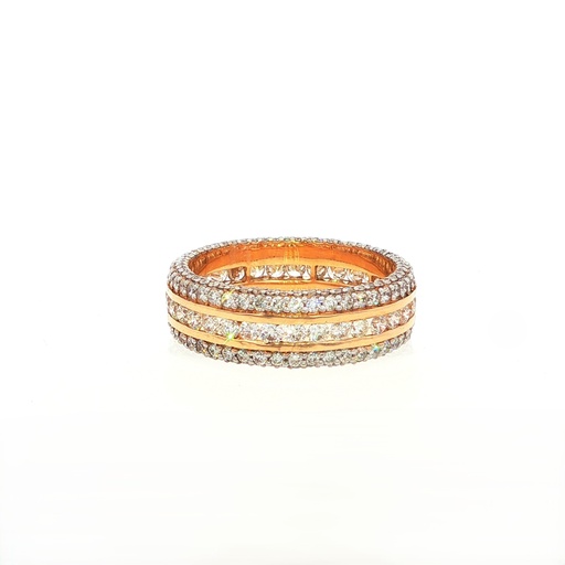 [MK007] ANILLO DIAMANTES ORO AMARILLO
