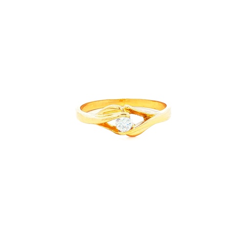 [CM519] ANILLO SOLITARIO ORO AMARILLO