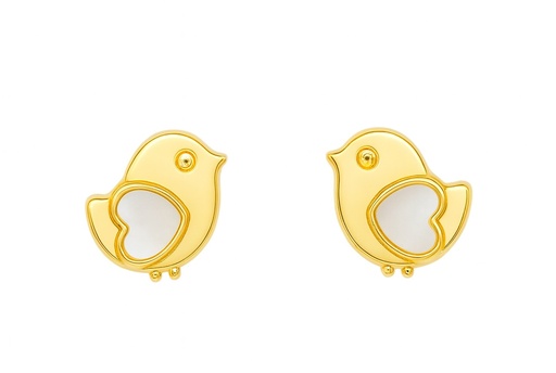 [244111] TOPOS POLLITO NACAR ORO AMARILLO 