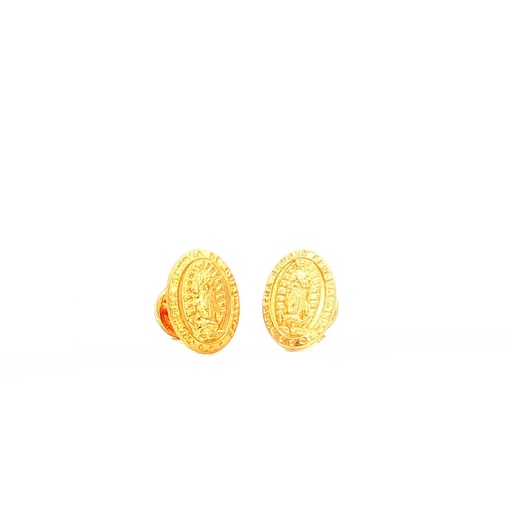 [JS145] TOPOS VIRGEN GUADALUPE ORO AMARILLO