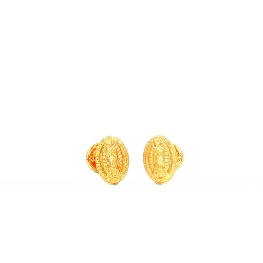 [JS146] TOPOS VIRGEN GUADALUPE ORO AMARILLO