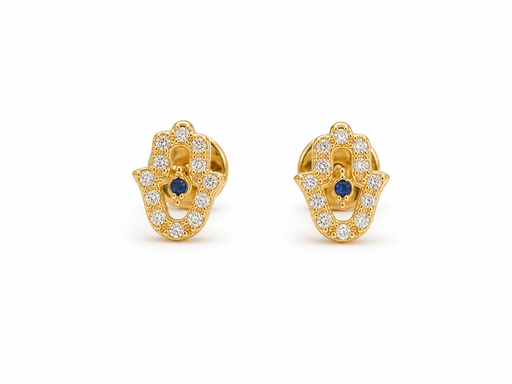 [JS167] TOPOS MANO FATIMA CASTING ORO AMARILLO