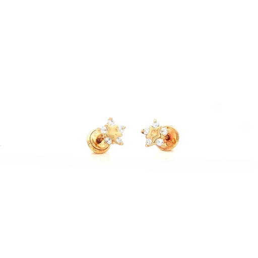 [JS183] TOPOS ESTRELLA CASTING ORO AMARILLO