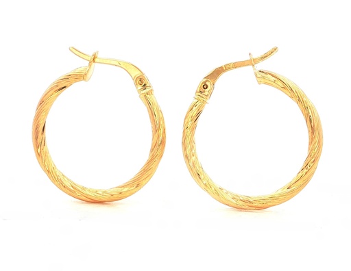 [B236] CANDONGAS MELCOCHAS RAYADAS ORO AMARILLO