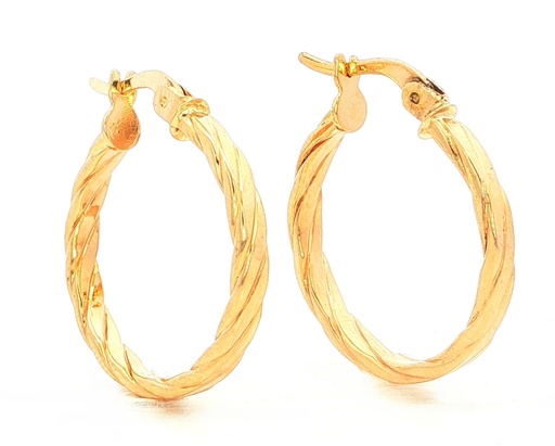 [B252] CANDONGAS RECTAS RAYADAS ORO AMARILLO