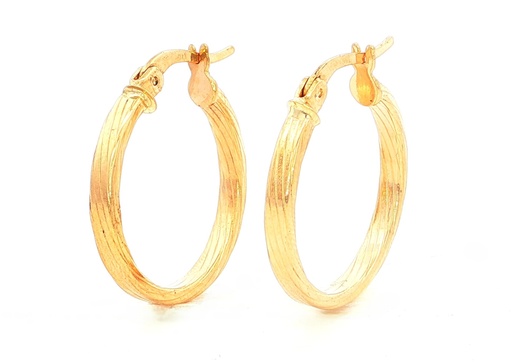 [B253] CANDONGAS RECTAS RAYADAS ORO AMARILLO