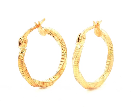 [B255] CANDONGAS MELCOCHAS RAYADAS ORO AMARILLO