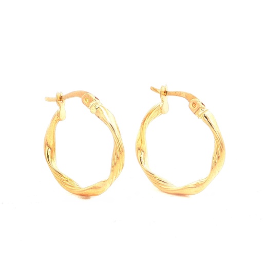 [B259] CANDONGAS MELCOCHAS RAYADAS ORO AMARILLO