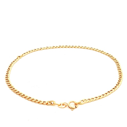 [GOLD412] PULSERA GRUMETA ORO AMARILLO
