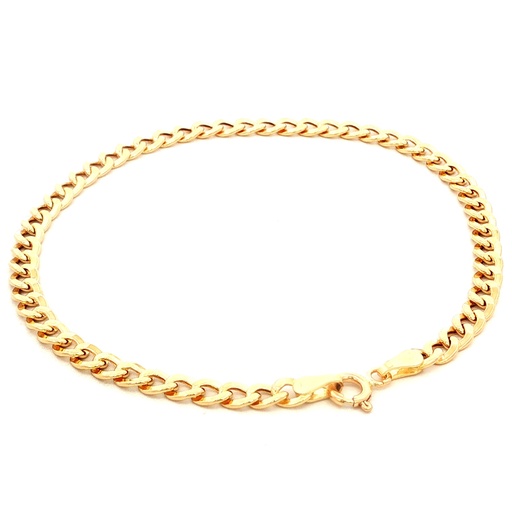 [GOLD413] PULSERA GRUMETA ORO AMARILLO