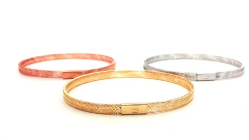 [GOLD429] TRIO DE AROS RESORTADOS PLANO TRES OROS 