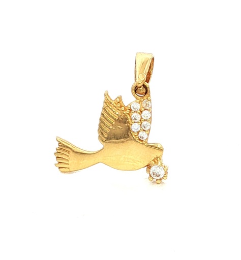 [GOLD431] DIJE DE ESPIRITU SANTO ORO AMARILLO