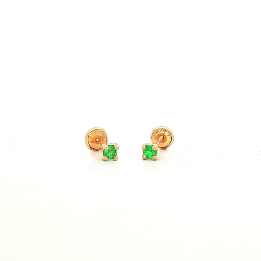 [MY003] TOPOS ESMERALDA ORO AMARILLO