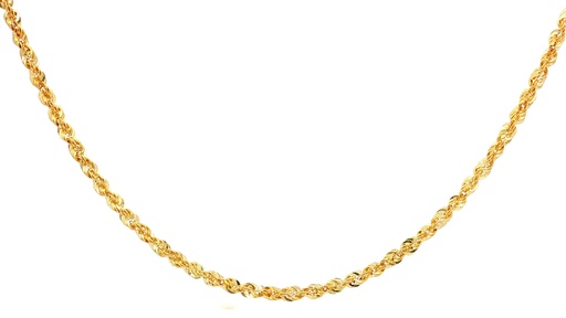 [040CVGL50A] CADENA FRANCISCANA ORO AMARILLO GLITTER