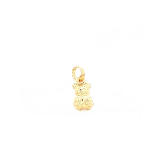 [GOLD449] DIJE OSO TEDDY ORO AMARILLO 