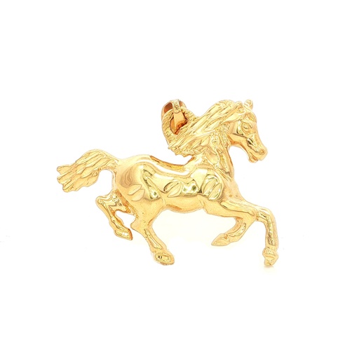 [GOLD451] DIJE CABALLO ORO AMARILLO 