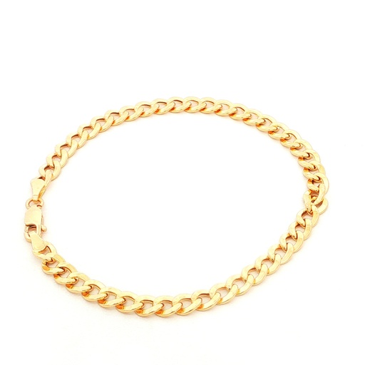 [GOLD453] PULSERA GRUMETA ORO AMARILLO