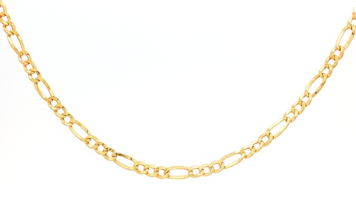 [GOLD457] CADENA FIGARO ORO AMARILLO 