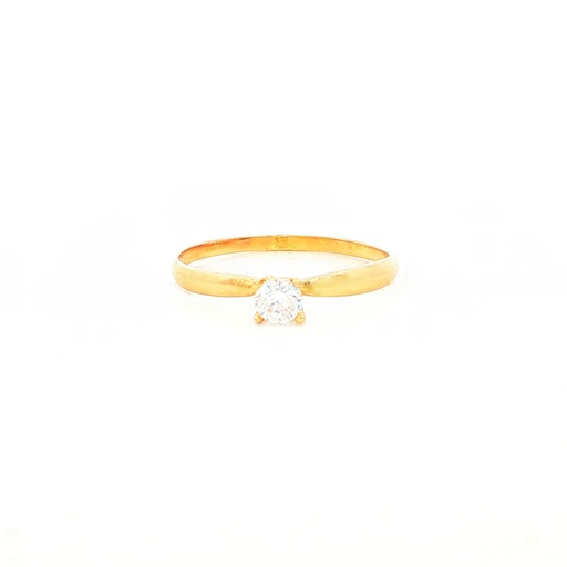 [CM549] ANILLOS SOLITARIOS ORO AMARILLO