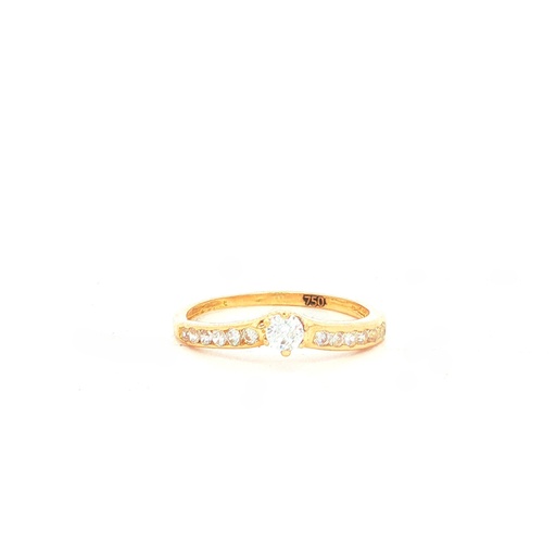 [CM560] ANILLOS SOLITARIOS CASTING ORO AMARILLO