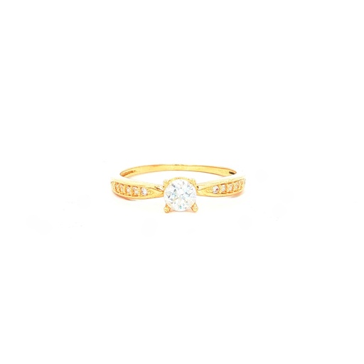 [CM575] ANILLOS SOLITARIOS CASTING ORO AMARILLO
