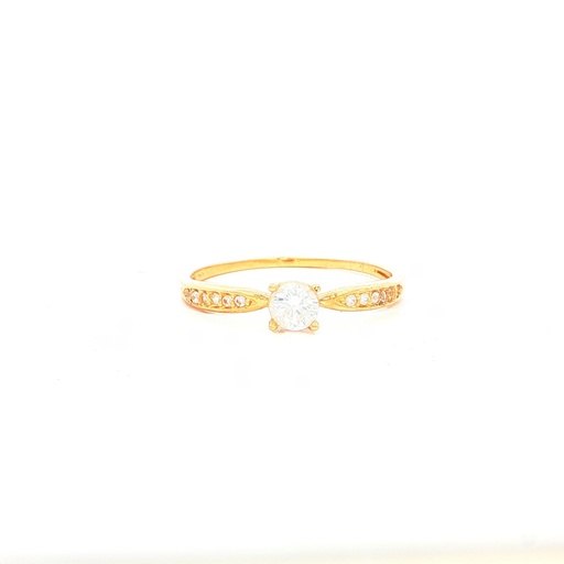 [CM577] ANILLOS SOLITARIOS CASTING ORO AMARILLO