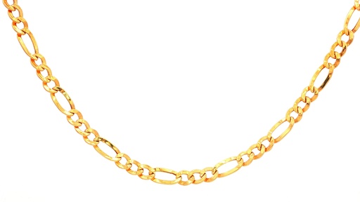 [GOLD461] CADENA FIGARO ORO AMARILLO