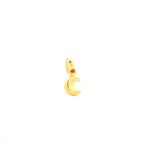 [GOLD486] DIJE MEDIA LUNA ORO AMARILLO 