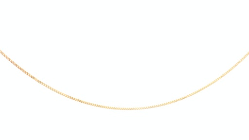 [GD025AMH50] CADENA MINICUBANA ORO AMARILLO 