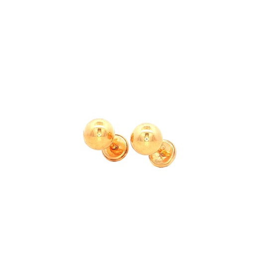 [JU211] TOPOS BOLA NUMERO 6 ORO AMARILLO