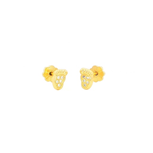 [200282205] TOPOS PIE BEBE C/5 P. 0,80 "MICRO ENGASTE" ORO AMARILLO
