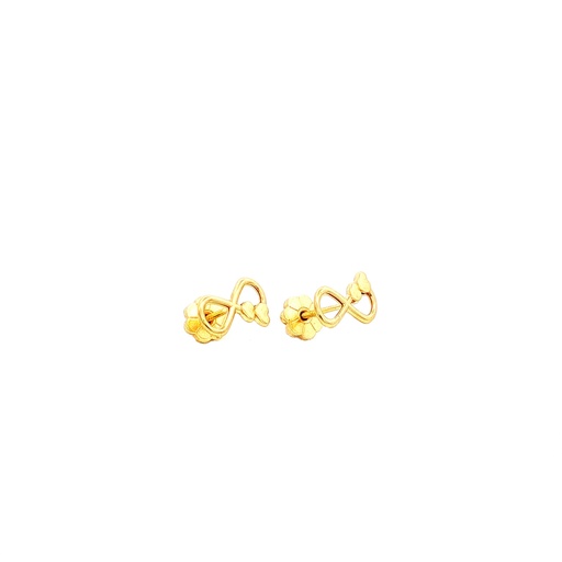 [2203283] TOPOS INFINITO C/CORAZONES ORO AMARILLO