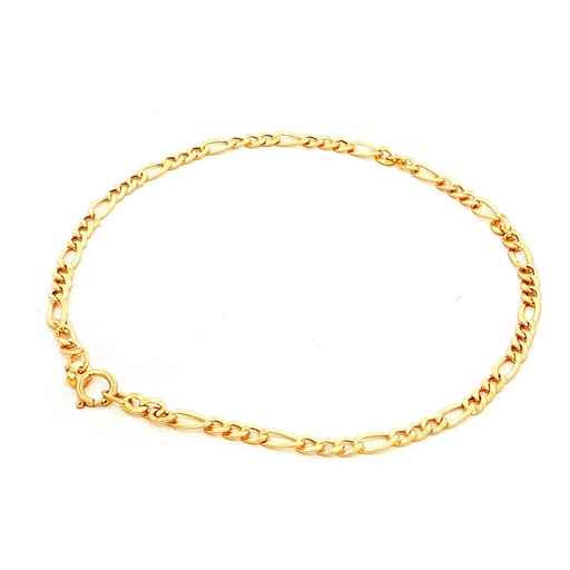[GOLD492] PULSERAS FIGARO ORO AMARILLO