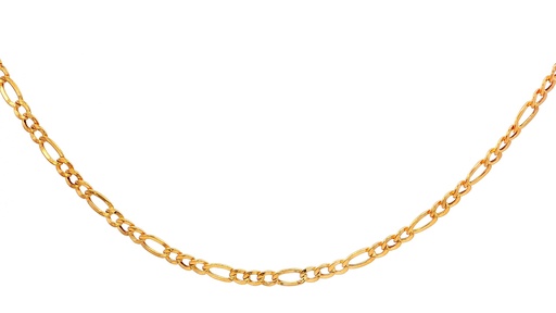 [GOLD493] CADENA FIGARO ORO AMARILLO