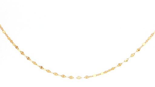 [25KKX160145] CADENA CRISPETA  ORO AMARILLO