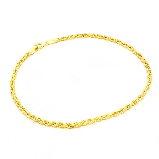 [040CV1218B] PULSERA FRANCISCANA ORO AMARILLO LASER