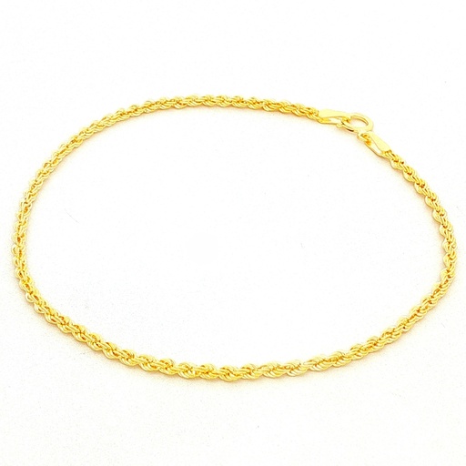 [040CV1220C] PULSERA FRANCISCANA ORO AMARILLO LASER