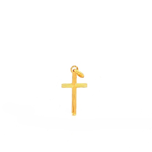 [GOLD505] DIJE CRUZ ORO AMARILLO